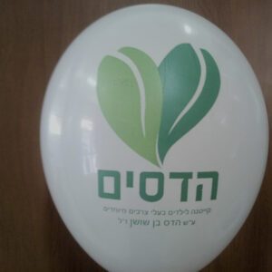 בלוני גומי מודפסים בהזמנה אישית