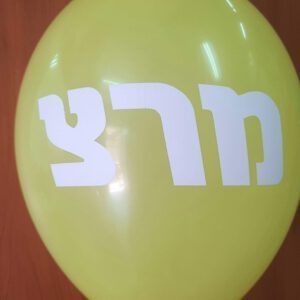 בלוני גומי מודפסים בהזמנה אישית